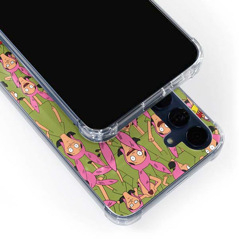 Bobs Burgers Louise Belcher Galaxy A35 5G Clear Case